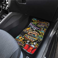 Raised On Hip Hop Car Mats Graffiti Art Style - Wonder Print Shop