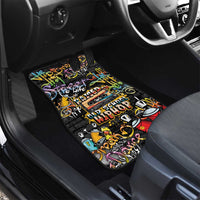 Raised On Hip Hop Car Mats Graffiti Art Style - Wonder Print Shop