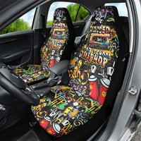 Raised On Hip Hop Car Seat Cover Graffiti Art Style - Wonder Print Shop