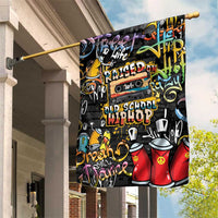 Raised On Hip Hop Garden Flag Graffiti Art Style - Wonder Print Shop