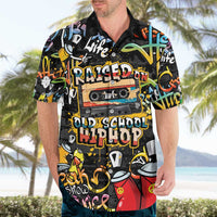 Raised On Hip Hop Hawaiian Shirt Graffiti Art Style - Wonder Print Shop