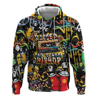Raised On Hip Hop Hoodie Graffiti Art Style - Wonder Print Shop