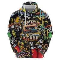 Raised On Hip Hop Hoodie Graffiti Art Style - Wonder Print Shop
