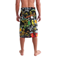 Raised On Hip Hop Lavalava Graffiti Art Style - Wonder Print Shop