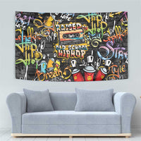 Raised On Hip Hop Tapestry Graffiti Art Style - Wonder Print Shop