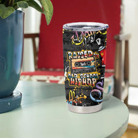 Raised On Hip Hop Tumbler Cup Graffiti Art Style - Wonder Print Shop