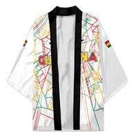 Custom Ghana Football 2026 Kimono Black Stars Never Fall White Version