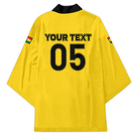 Custom Ghana Football 2026 Kimono Black Stars Never Fall Yellow Version