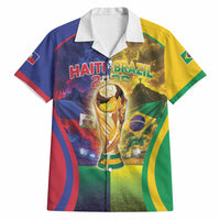 Custom Brazil Haiti 2026 World Football Hawaiian Shirt Go For Glory