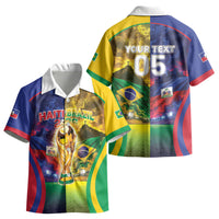 Custom Brazil Haiti 2026 World Football Kid Hawaiian Shirt Go For Glory LT05