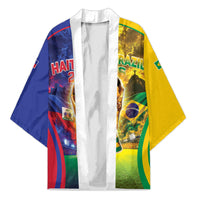 Custom Brazil Haiti 2026 World Football Kimono Go For Glory