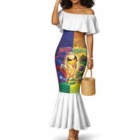 Custom Brazil Haiti 2026 World Football Mermaid Dress Go For Glory