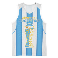 Custom World Football 2026 Argentina Basketball Jersey Vamos La Albiceleste