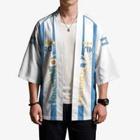 Custom World Football 2026 Argentina Kimono Vamos La Albiceleste