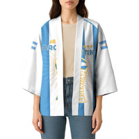 Custom World Football 2026 Argentina Kimono Vamos La Albiceleste