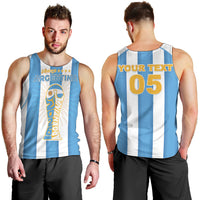Custom World Football 2026 Argentina Men Tank Top Vamos La Albiceleste