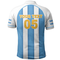 Custom World Football 2026 Argentina Polo Shirt Vamos La Albiceleste