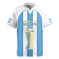 Custom World Football 2026 Argentina Rugby Jersey Vamos La Albiceleste