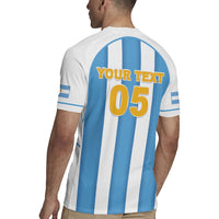 Custom World Football 2026 Argentina Rugby Jersey Vamos La Albiceleste