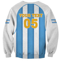 Custom World Football 2026 Argentina Sweatshirt Vamos La Albiceleste