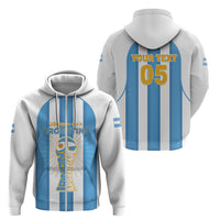 Custom World Football 2026 Argentina Zip Hoodie Vamos La Albiceleste
