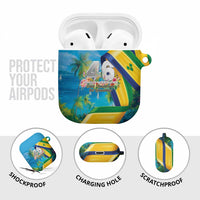 Saint Vincent And The Grenadines AirPods Case 46 Years Of Independence - Wonder Print Shop
