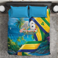 Saint Vincent And The Grenadines Bedding Set 46 Years Of Independence - Wonder Print Shop