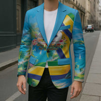 Saint Vincent And The Grenadines Blazer 46 Years Of Independence - Wonder Print Shop