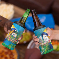 Saint Vincent And The Grenadines 4 in 1 Can Cooler Tumbler 46 Years Of Independence - Wonder Print Shop