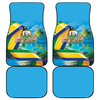 Saint Vincent And The Grenadines Car Mats 46 Years Of Independence - Wonder Print Shop