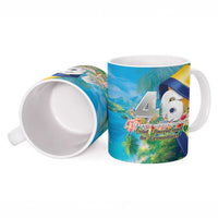 Saint Vincent And The Grenadines Ceramic Mug 46 Years Of Independence - Wonder Print Shop