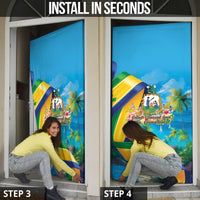 Saint Vincent And The Grenadines Door Cover 46 Years Of Independence - Wonder Print Shop