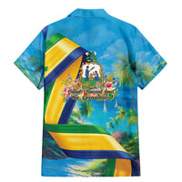 Saint Vincent And The Grenadines Family Matching Mermaid Dress and Hawaiian Shirt 46 Years Of Independence - Wonder Print Shop
