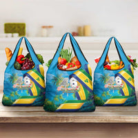 Saint Vincent And The Grenadines Grocery Bag 46 Years Of Independence - Wonder Print Shop