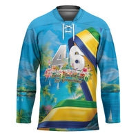 Saint Vincent And The Grenadines Hockey Jersey 46 Years Of Independence - Wonder Print Shop