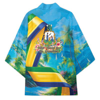 Saint Vincent And The Grenadines Kimono 46 Years Of Independence - Wonder Print Shop