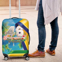 Saint Vincent And The Grenadines Luggage Cover 46 Years Of Independence - Wonder Print Shop