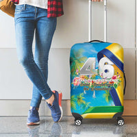 Saint Vincent And The Grenadines Luggage Cover 46 Years Of Independence - Wonder Print Shop