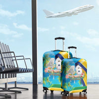 Saint Vincent And The Grenadines Luggage Cover 46 Years Of Independence - Wonder Print Shop