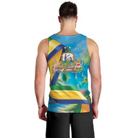 Saint Vincent And The Grenadines Men Tank Top 46 Years Of Independence - Wonder Print Shop