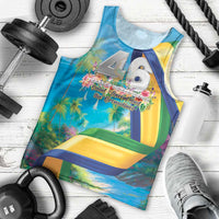 Saint Vincent And The Grenadines Men Tank Top 46 Years Of Independence - Wonder Print Shop