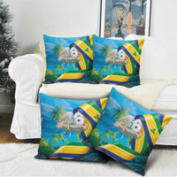 Saint Vincent And The Grenadines Pillow Cover 46 Years Of Independence - Wonder Print Shop