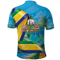 Saint Vincent And The Grenadines Polo Shirt 46 Years Of Independence - Wonder Print Shop