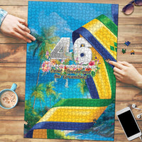 Saint Vincent And The Grenadines Puzzle 46 Years Of Independence - Wonder Print Shop