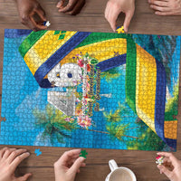 Saint Vincent And The Grenadines Puzzle 46 Years Of Independence - Wonder Print Shop