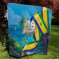 Saint Vincent And The Grenadines Quilt 46 Years Of Independence - Wonder Print Shop