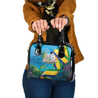 Saint Vincent And The Grenadines Shoulder Handbag 46 Years Of Independence - Wonder Print Shop