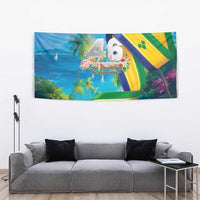 Saint Vincent And The Grenadines Tapestry 46 Years Of Independence - Wonder Print Shop