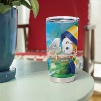 Saint Vincent And The Grenadines Tumbler Cup 46 Years Of Independence - Wonder Print Shop