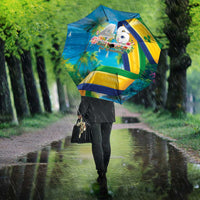 Saint Vincent And The Grenadines Umbrella 46 Years Of Independence - Wonder Print Shop